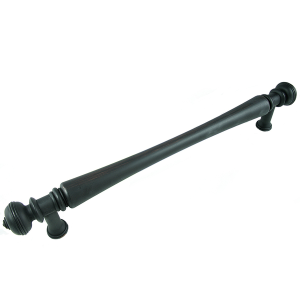 Mng 12" Oversize Vanilla Finial Pull, Oil Rubbed Bronze, 13 5/8"o/a 20813